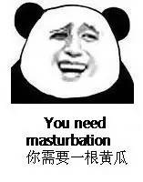 你需要一根黄瓜（you need masturbation） - 你需要一根黄瓜（金馆长熊猫人）