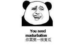 你需要一根黄瓜（you need masturbation） - 你需要一根黄瓜（金馆长熊猫人）