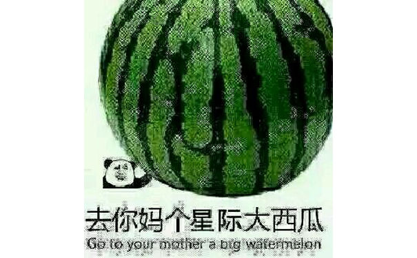 QNM个星际大西瓜（Go to your monther a big watermelon） - 你个小西瓜