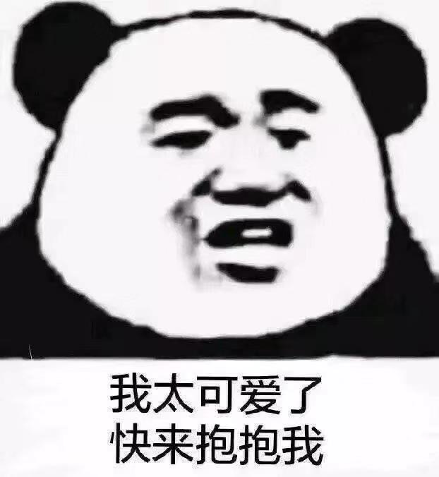 我太可爱了快来抱抱我