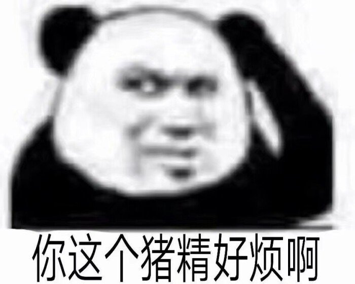 你这个猪精好烦啊