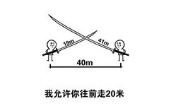 我允许你往前走20米 - 我允许你先跑39米 ​