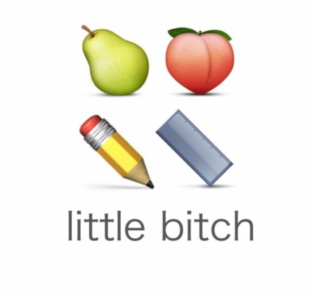 little bitch - emoji 表达文字