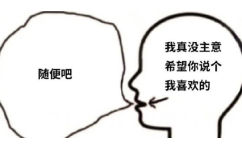 我真没主意希望你说个随便吧我喜欢的 - 当代年轻人的社交潜台词