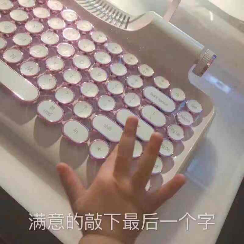 满意的敲下最后一个字