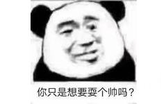 你只是想要耍个帅吗?