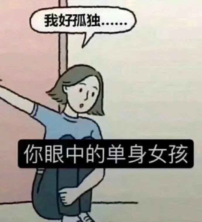 我好孤独你眼中的单身女孩 - 你眼中的单身女孩 VS 实际上的单身女孩 ​