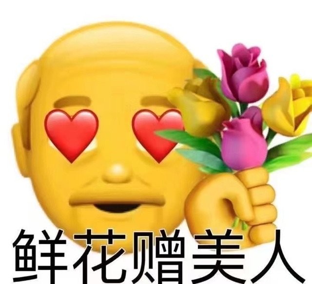 鲜花赠美人