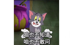 咱也不知道，咱也不敢问（猫和老鼠汤姆猫）