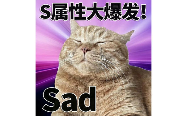 S属性大爆发！Sad