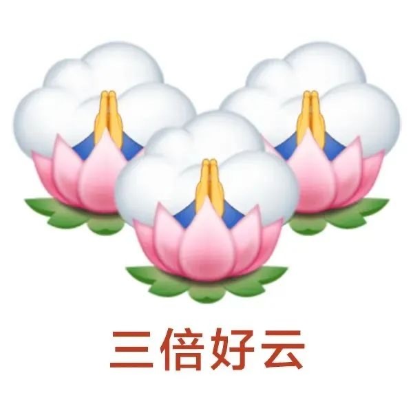 三倍好云 - 好运谐音梗表情包