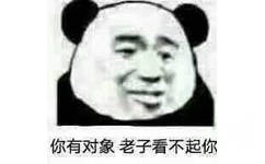 你有对象老子看不起你