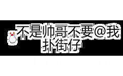 不是帅哥不要@我 扑街仔 - 一组纯文字斗图表情包