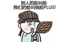 别人的脸叫脸，我们的脸叫做脸PLUS！ - 脸大，丢脸丢得慢啊