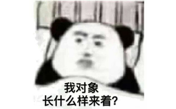 我对象长什么样来着？