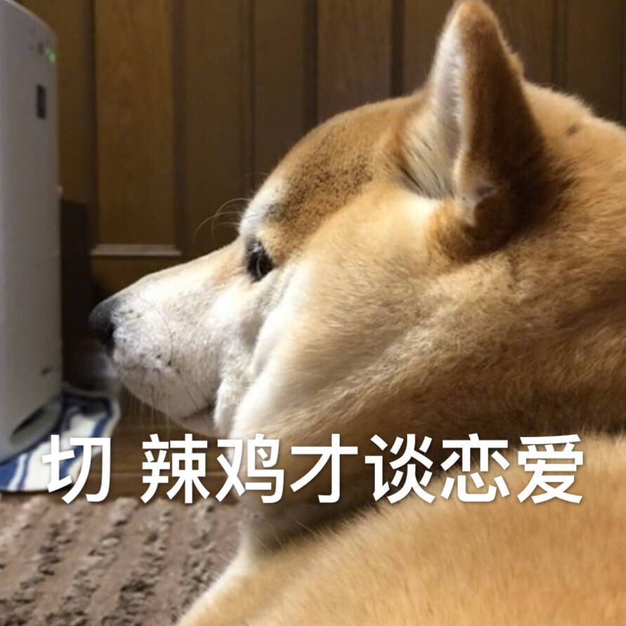 切 辣鸡才谈恋爱 - 单身狗 doge 表情包系列