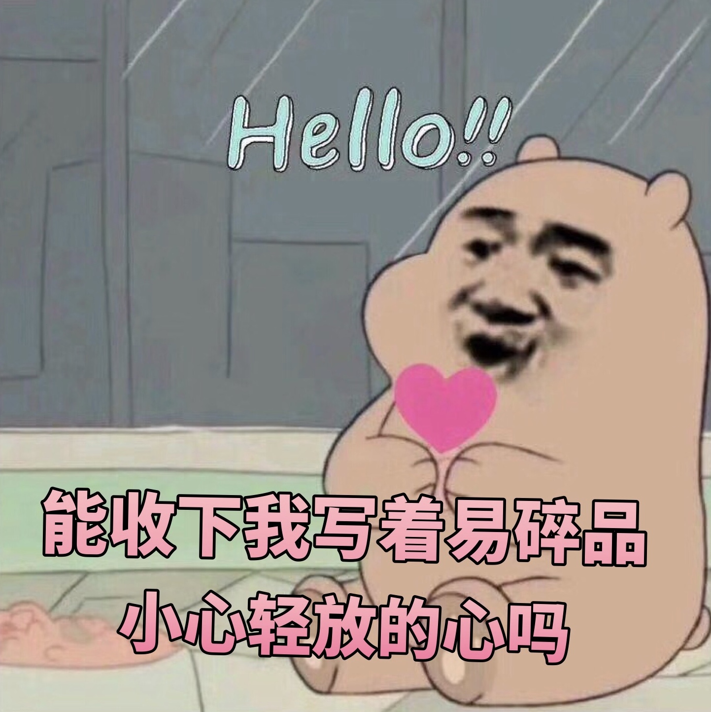 Helloll能收下我写着易碎小心轻放的心吗