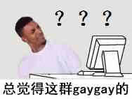 ???总觉得这群gaygay 的(群聊表情包)