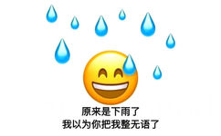 原来是下雨了我以为你把我整无语了