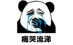 熊猫头痛哭流涕