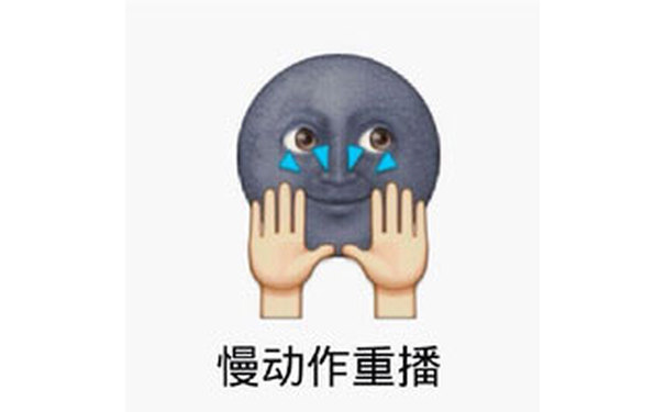 慢动作重播 - emoji版左手右手一个慢动作