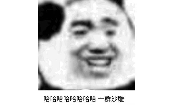 哈哈哈一群沙雕（熊猫头）