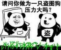 请问你作为一只盗图狗压力大吗？