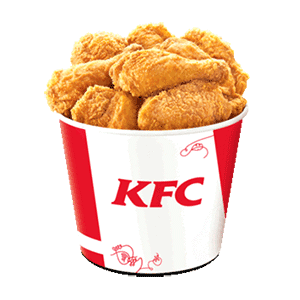 食物小吃表情包 kfc 全家桶 - 食物小吃透明底表情包