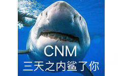 CNM 三天之内鲨了你 - 鲨鱼表情包系列