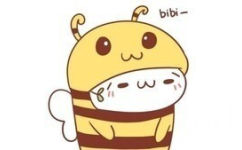 bibi（蜜蜂颜文字） - 颜文字戴帽子