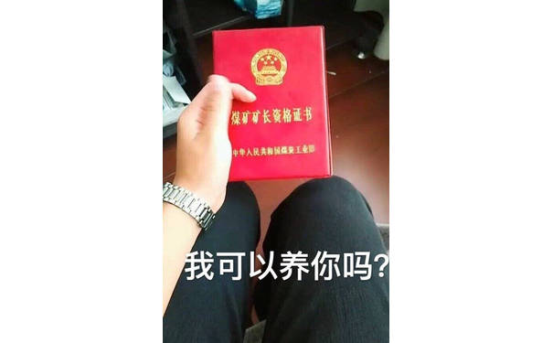 煤矿矿长资格证书，我可以养你吗？