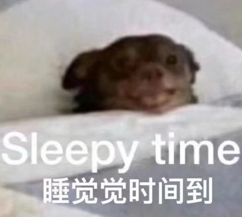 Sleepy time 睡觉觉时间到