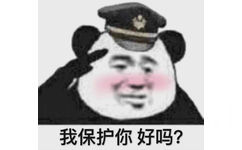 我保护你好吗?(熊猫头表情包)