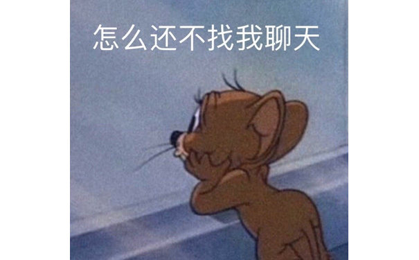 怎么还不找我聊天