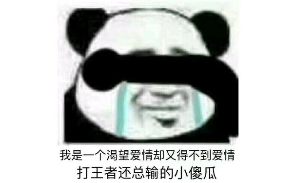 我是一个渴望爱情却又得不到爱情打王者荣耀还总输的小傻瓜