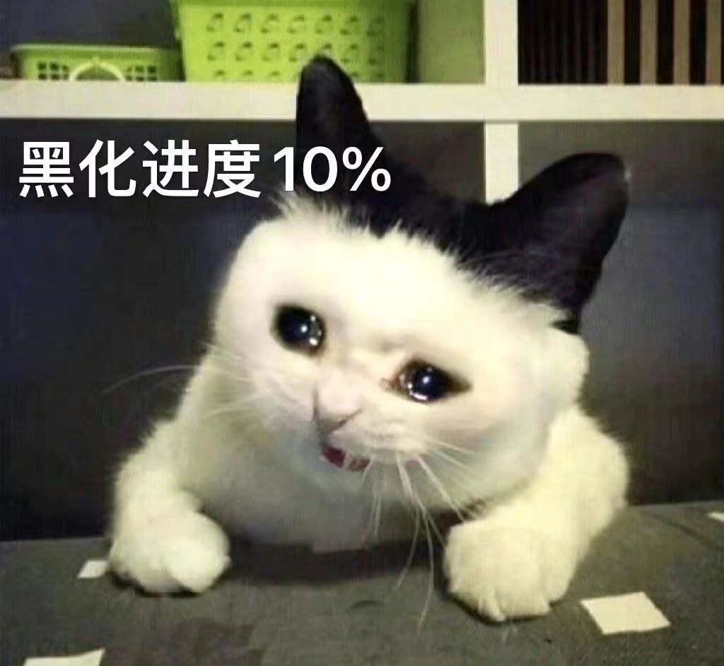 黑化进度10%