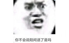 你不会说阳间话了是吗