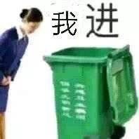 我进垃圾桶