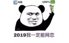 2019年，我一定能网恋（熊猫头）