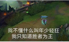 我不懂什么叫年少轻狂，我只知道胜者为王 - 王思聪 LOL 首秀表情包