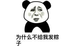 为什么不给我发粽子