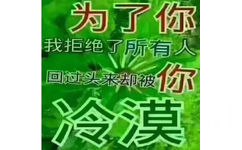 为了你我拒绝了所有人回过头来却被漠