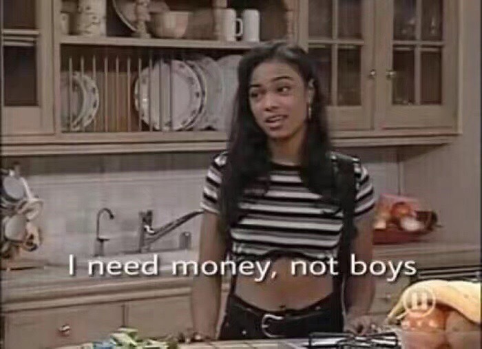 我需要钱，而不是男人（I need money , not boys）