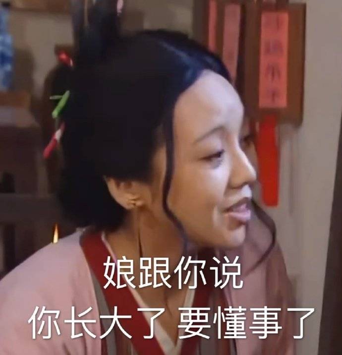 娘跟你说 你长大了 要懂事了（佟湘玉表情包）