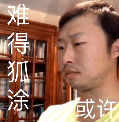 难得狐涂 （藏狐狐主任小亮表情包） - 藏狐狐主任小亮表情包 ​