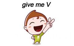 give me V - V仔表情包