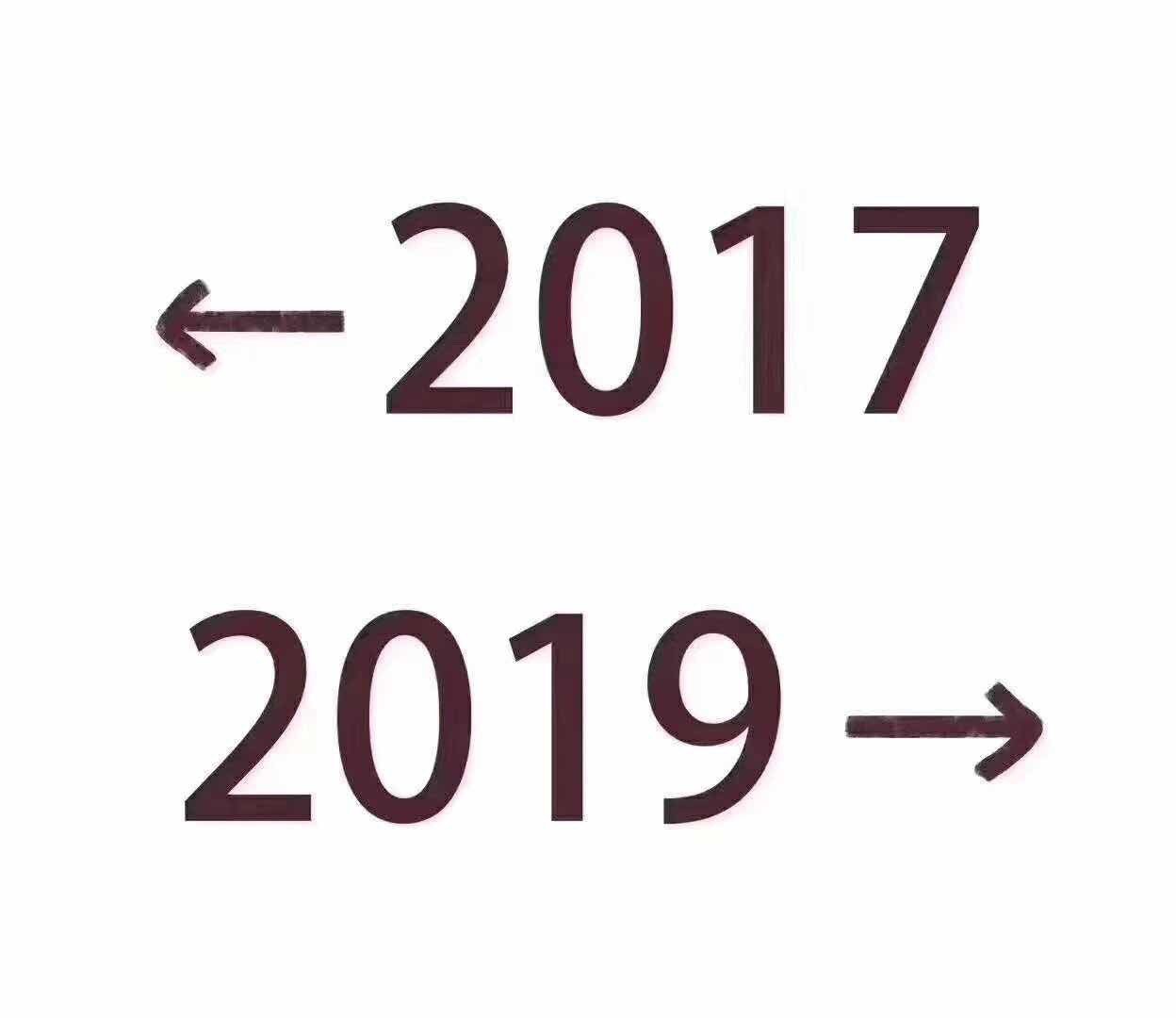 2017和2019的对比 - 「2017和2019的对比」表情包