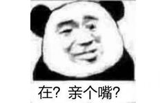 在?亲个嘴?(熊猫头)