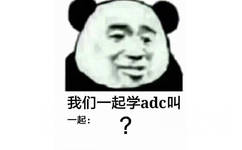 我们一起学adc叫一起? - 一起学XX叫 哈哈哈太真实了 ​