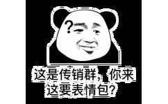 这是传销群,你来这要表情包?(熊猫头群聊表情包)